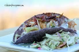 I ordered the carne asada chimichanga which came with rice and beans. Fish Taco S Baja Style With Radish Slaw Food Gluten Free Recipes Photos Gluten Free Spinner