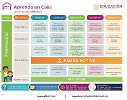 Programación del 1 de marzo. Aprende En Casa Sep Horarios De Clases De Este 29 De Mayo Para Alumnos De Preescolar Primaria Y Secundaria Infobae