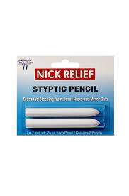 Never put a tiny fleck of toilet paper on an open wound again. Clubman Woltra Styptic Pencil Twin Pack Small