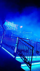 Aesthetic Neon Blue Wallpapers Wallpaper Cave Neon, guitar, musician, silhouette, cyberpunk, future city. aesthetic neon blue wallpapers