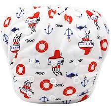 Available in sizes newborn to 2t, this swimwear comes in 7 fun designs. Baby Swim Diaper Reusable Swimsuit Diaper Waterproof Cloth Diaper Cover Travel Pocket Diaper Infants Swimming Diaper Toddler Snap Beach Diaper Wrap Bathing Suit Summer Swim Cover For Baby 0 3 Years Amazon In