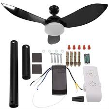 By williston forge $147.99 $184.99 Lyrlody Ceiling Fan With Lamp 65w Blades Ceiling Fan Led Light With Remote Control For Home Living Room Hotel Hall Lobby Banquet 48inch Black Buy Online In Angola At Angola Desertcart Com Productid 169857218