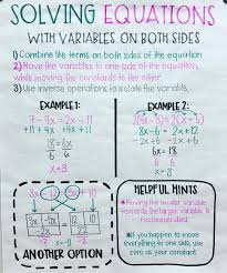 Smartpugteaching On Instagram Day 18 Math 8 Equations Equations And More Equations Solving Equations Math Anchor Charts Middle School Math Anchor Charts