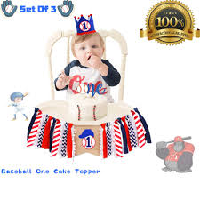 Get your hands on zazzle's great baseball themed decoration items. Toys Games Intservice Baseball Theme First Birthday Party Decorations Baseball Themed One Highchair Banner One Cake Topper Birthday Crown Hat For Baby Girls Toddlers Birthday Party Supplies 3 In 1 Party Supplies
