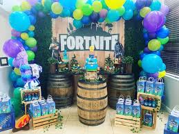 Birthday Theme Ideas For Boy Fortnite Birthday Party Ideas Photo 1 Of 17 7th Birthday Party Ideas Boy Birthday Parties Birthday Party Planning