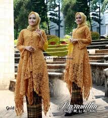 Dengan model baju gamis brokat pesta untuk orang gemuk agar. Kebaya Brokat Muslim Untuk Orang Gemuk Hijabfest