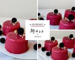 Entremet Mures Vanille Entremet Biscuits Moelleux Vanille