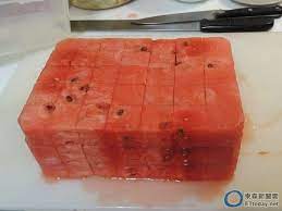 酷 台灣自創智慧型切西瓜法超省冰箱空間 cookout food cleaning organizing food