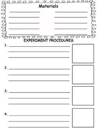 Scientific Method Experiment Log Booklet Scientific Method Experiments Scientific Method Experiments