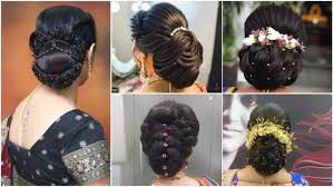 The little nuances and care put in the styling make the updo look so delightfully elegant. Indian Wedding And Reception Hairstyle Simple Craft Ideas