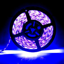 Upgrade Purple Light Strips Led Strip 16 4ft 5m 24w Flat Light Waterproof Ip65 Flexible Cuttable Rope Lights With 12v Funtober