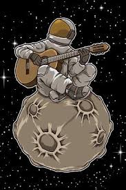 Astronaut Playing Guitar Blank Sketch Paper Notebook With Frame For People Who Love The Far Reaches Of The Galaxy By Not A Book Download all photos and use them even for commercial projects. astronaut playing guitar blank sketch