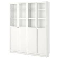Billy Oxberg Regal Bialy 160x30x202 Cm Kupuj Online Lub W Sklepie Ikea White Bookcase Billy Bookcase Ikea