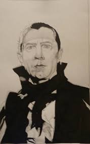 Pencil drawing of the Mummy from Universal Studios