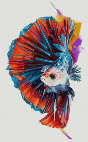 Echa Un Vistazo A Este Proyecto Behance My Vision Https Www Behance Net Gallery 56873061 My Vision Fish Art Betta Fish Beautiful Tropical Fish