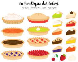 Pie Clipart Cute Graphics Png Pumpkin Pie Strawberry Pie Etsy In 2020 Clip Art Thanksgiving Desserts Easy Cherry Tart