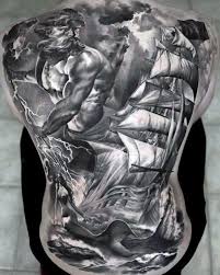 Top 25 Poseidon Tattoo Ideas 2021 Inspiration Guide Poseidon Tattoo Boat Tattoo Back Tattoo