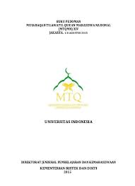 Teks syarhil qur'an tentang revolusi mental. Musabaqah Tilawatil Qur An Mahasiswa Tingkat Nasional Xiv Tahun 2015
