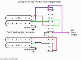 I want to replace the stock pickups in my ibanez rg7420. Basic Guitar Electronics Xvii Using A Megaswitch To Wire An Ibanez Rg 7321 320 Youtube