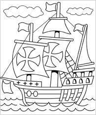 Print out this awesome mayflower coloring page for free along with all the rest of our thanksgiving coloring pages. Free Printable Mayflower Coloring Pages Thanksgiving Coloring Pages Coloring Pages Preschool Coloring Pages
