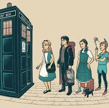 Doctor Who Alice In Wonderland Harry Potter Wizard Of 0z And Robin Hood Fan Art Doctor Who Filmes Fandoms