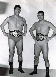 B-I Cannon - Giant Baba and Antonio Inoki. NWA International Tag Team  Champions. (late 1960s) : r/SquaredCircle