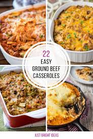 22 Easy Ground Beef Casserole Recipes For Budget Friendly Midweek Meals Beef Casserole Recipes Ground Beef Casserole Recipes Ground Beef Recipes For Dinner