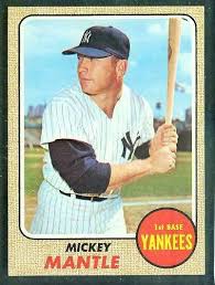Old baseball cards worth money. 1968 Topps 280 Mickey Mantle A Yankees Baseball Cards Old Baseball Cards Mickey Mantle