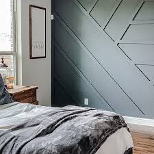 Accent wall ideas you'll surely wish to try this at home bedroom, living room, ideas, painted, wood, colors, diy, wallpaper, bathroom, kitchen, shiplap, brick, stone, black, blue, rustic, green, in living room. Modern Wood Accent Wall Dark Ash