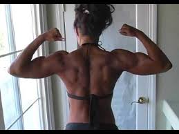 When back development is the goal, stick to one of these variations. Muscle Woman Back Double Biceps And Flexing Youtube