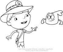Drawing Justin Time Coloring Page Justin Time Go Justo A Tiempo Cauchin Squidgy Justin Time Movie Crafts Coloring Pages