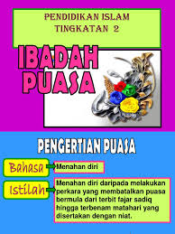 Makan dan minum dengan sengaja. Modul Ibadah Puasa
