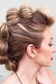 24 Cool And Daring Faux Hawk Hairstyles For Women Faux Hawk Hairstyles Short Hair Updo Curly Hair Styles