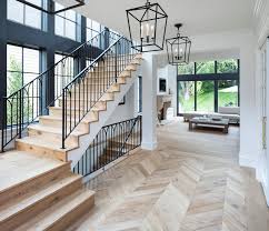 Gorgeous French Modern Home With Light Wooden Natural Floors And A Beautiful Staircase Livingarea Stairsdesign Stairs Design House Design Natural Flooring