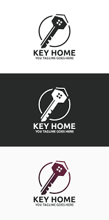 Key Home Logo Home Logo Graphic Design Logo Logo Templates