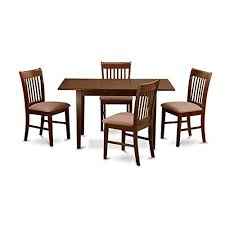 Posted by heriman muis posted on 14:27. East West Furniture Nofk5mahc 5piece Kitchen Nook Dining Table Set Mahogany Finish Check Out Small Kitchen Table Sets Small Kitchen Tables Nook Dining Set