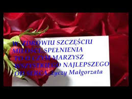 W ciągu najbliższego roku osoby o imieniu małgorzata obchodzą swoje imieniny najczęściej w nastepujące dni: Imieniny Gosi Promyk Youtube