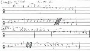 One Man Band Old Dominion Guitar Solo Tab Real Key And Transposed To G Major Old Dominion Guitar Solo Guitar Sheet Music