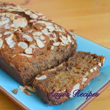 This cake is super moist made with dates, banana, and walnuts in every bite. Eggless Banana Cake With Wheat And Honey Or Banana Nut Bread Aayis Recipes