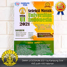 Simak ui 2009 (seleksi masuk universitas indonesia 2009). Simak Ui Soshum 2021 By Kampung Soal Shopee Indonesia