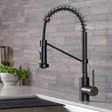 Check spelling or type a new query. Kraus Bolden Single Handle Pull Down Sprayer Kitchen Faucet With Dual Function Sprayhead In Matte Black Black Stainless Kpf 1610mbsb The Home Depot Kitchen Faucet Commercial Kitchen Faucet Single Handle Kitchen Faucet