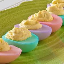 Colored Deviled Eggs Food Easter Deviled Eggs Colored Deviled Eggs Recipe