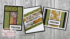 You will find, that as the list progresses you will see that the cards get simpler and simpler. 3 Card Making Ideas With Scraps Ornate Garden Suite Lynn Dunn