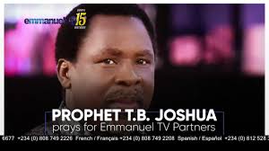 Join the emmanuel tv team in worship live from the emmanuel tv studios. Tb Joshua Ministries Live Broadcast With Tb Joshua From Emmanuel Tv Studios 21 03 21 Facebook