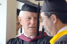 Don Frank at Dr. Sam's inauguration