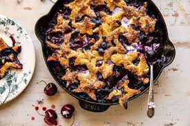 Skillet Blueberry Bourbon Pandowdy Recipe Blueberry Recipes Sweet Sauce Half Baked Harvest