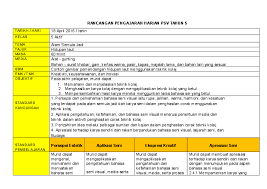 Check spelling or type a new query. Doc Rancangan Pengajaran Harian Psv Tahun 5 Amie Abllah Academia Edu