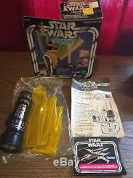 Vintage Star Wars Kenner Inflatable Lightsaber With Box Complete And Working