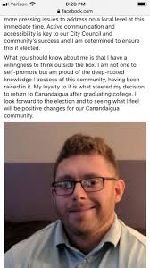 WARD 4 VOTERS: It is hard to find young people these days to come forward  and run for office. I've known Dan Lynch for two and a half years bc he is