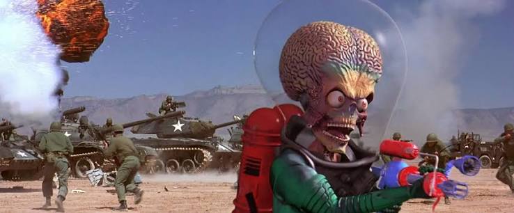 Mars Attacks! (1996) - Blu-ray Disc - FILM FREAK CENTRAL